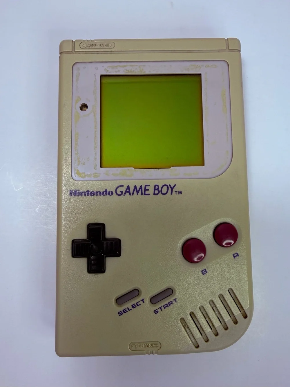 Original Nintendo GameBoy DMG-01 Handheld Console Tested Working No Screen Cover